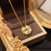 Designer Style Love Four Leaf Grass Necklace for Women's Light Luxury and Small Crowd Design Sense High Grade Collar Chain_voghion.com