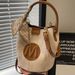 High-end New Single Shoulder Crossbody Fashion Handbag Women's Bucket Large Capacity Retro Style Bag_voghion.com