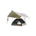 Tente de camping épaisse en forme de papillon, imperméable, pare-soleil, parapluie, revêtement noir_voghion.com