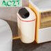 ACZT SimpleHuman Semi-Round Step Bin – Press-to-Open Lid, Slim Fit For Tight Spaces_voghion.com