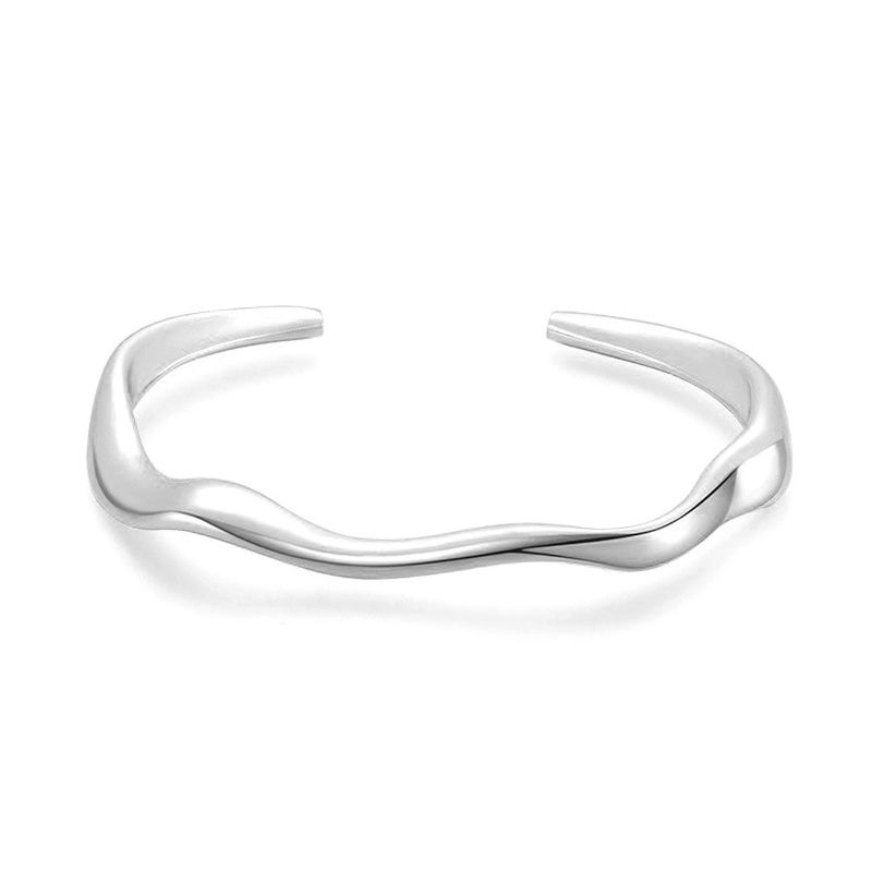 Massives schlichtes Ringarmband, leichtes Luxus-High-End-Nischen-Exquisites Ins-Armband mit einzigartigem Design und minimalistischem Temperament für Kinder_voghion.com