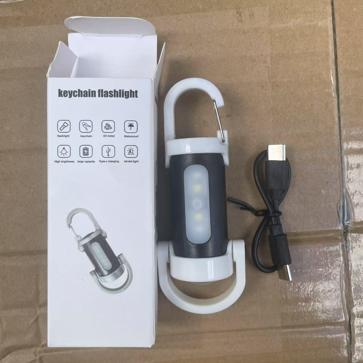 2025 New Portable Keychain Flashlight Outdoor Waterproof Multifunctional Ultra Small Mini Lighting Lamp_voghion.com