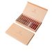 FrankColor12 color book set matte pearl non stick cup lip gloss lipstick_voghion.com