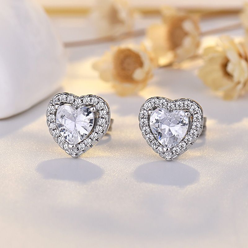 Ago in argento sterling di alta qualità con micro intarsio di zircone, orecchino alla moda e premuroso, piccolo e fresco femminile_voghion.com