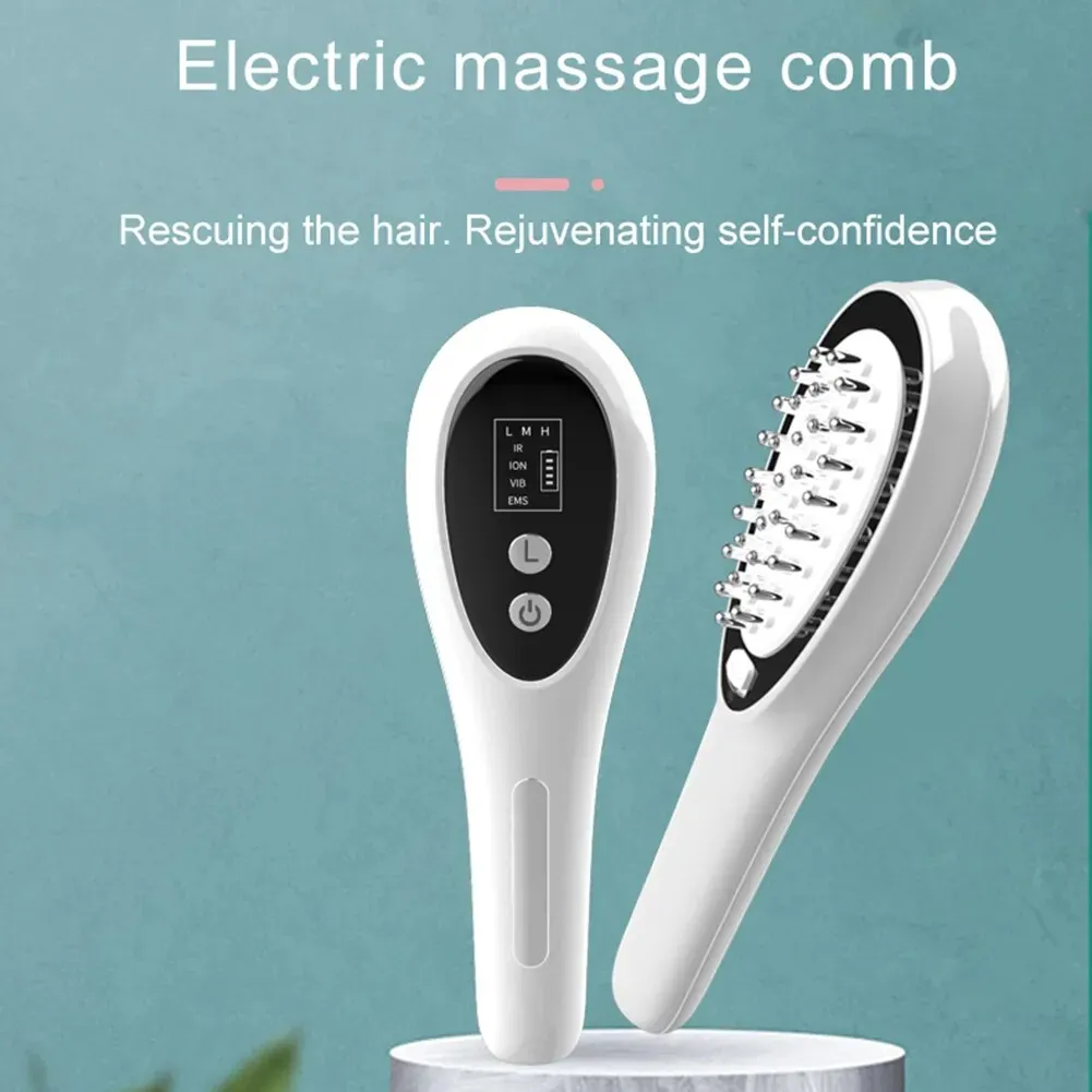 Beauty Care shop Electric Wireless Multi-Functional Negative Ion Massage Comb Growth Vibration Stimulator Anti Hair Loss Head C_voghion.com