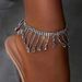 Mode strass fuß ornamente persönlichkeit temperament high-end-voller diamant quaste fußkettchen zubehör_voghion.com