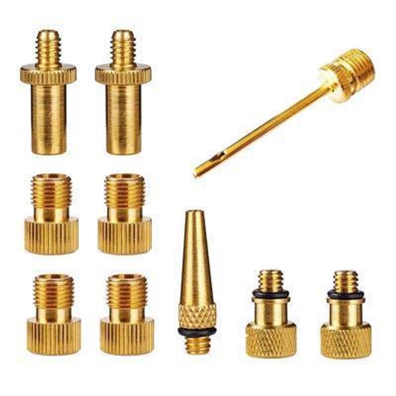 Adaptor supapă de aer pompă de aer gonflabilă pentru bicicletă duză de aer pompă duză de conversie franceză-americană adaptor duză americană SV AV DV_voghion.com