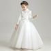 Elegant Princess Dress For Girls - Sparkly Formal Party Gown With Crown For Recitals, Birthdays & Special Occasions (110-170cm)_voghion.com