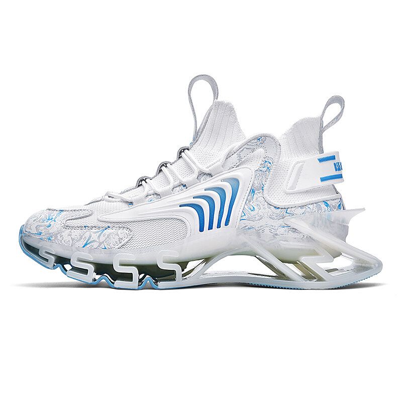 18222 överdimensionerad strumpa med hajblad som andas med stötdämpande TPU-sula och flugvävda basketskor_voghion.com