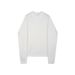 Minimalist Oversized Crewneck Sweater – Wrinkle-Resistant Polyester Blend, Unisex Fit For Layering (Black/White, M-XXL)_voghion.com