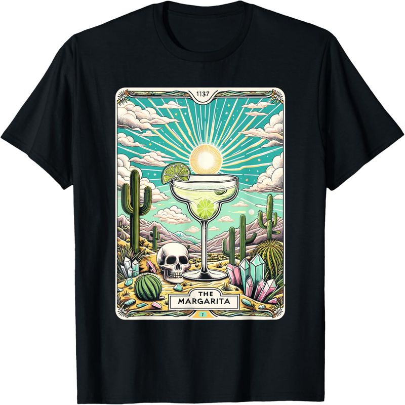 Das Margarita Tarot Card Cinco de Mayo Party Margarita Lover T-Shirt._voghion.com
