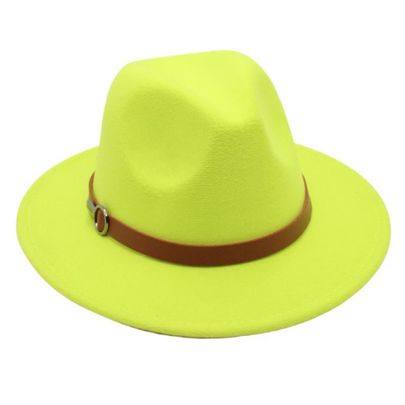 New retro British top hat small belt felt hat autumn and winter jazz hat_voghion.com