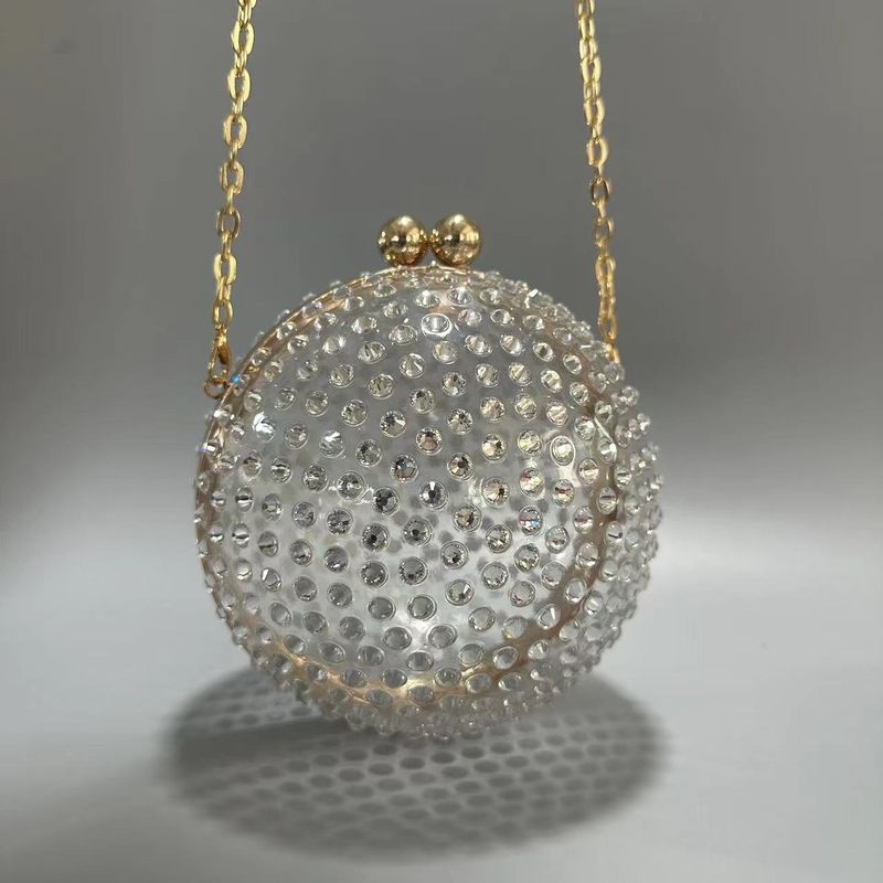 Sac à main pour femme Chaopai en acrylique, sac à main en diamant, sac à bandoulière pour vacances, plage, mariage, banquet_voghion.com