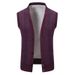 Men's Clothing Men's Slim Fit V-Neck Fleece Knit Vest - Lightweight, Stylish & Comfortable For Casual Wear (L-XXXL, Grey/Blue/Wine Red)_voghion.com