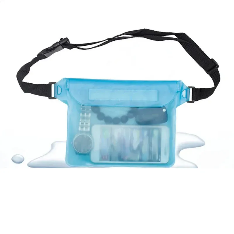 Marsupio impermeabile in PVC per nuoto, spiaggia, deriva, immersioni, spalla, custodia per cellulare, borsa asciutta per esterni 240828_voghion.com