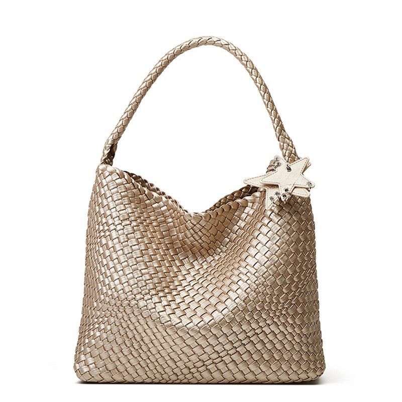 Handgewebte Achseltasche, Hochwertige Pendler-Clutch Für Damen, Modische Und Praktische Schultertasche_voghion.com