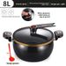 New Style Enamel Ceramic Micro Pressure Soup Household Multifunctional Large Capacity Stewing Cooking Boiling Pot_voghion.com