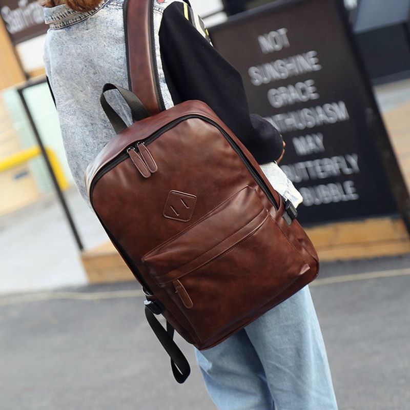 Herrentaschen Neue Herrentasche Fashion Business Große Kapazität Herrenrucksack Lässiger Damenrucksack aus weichem Leder_voghion.com
