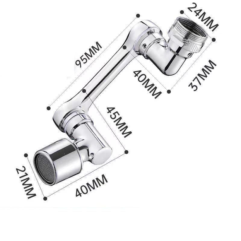 Universal 1440 ° Kran-Sprühkopf für Verlängerungsmischer, Luftsprudler, eine Barboter-Düse, ein Küchenkran, eine Waschbeckenhand für ein Waschbecken_voghion.com