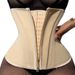 Shapewear-Taillenformer für Damen – Latex-Korsettgürtel mit Reißverschluss und Hakenverschluss, figurformend für Training, Rückbildung nach der Geburt und Körperformung_voghion.com