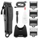 Professional Hair Clipper With Charging Docking Station, Cordless With 5 Guide Combs, Lithium Battery_voghion.com