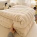 Ultra Soft Bubble Milk Fleece Blanket - Hypoallergenic Anti-Static, Plush Cozy Throw All Seasons, Perfect For Home,_voghion.com