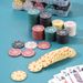 Single Denomination Poker Chips 100PCS ,Assorted Poker Chip Set 100PCS- For All Gaming Scenarios,Casino & Home Use_voghion.com