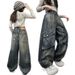 2418 Retro Heavy Jeans New Children's Miscellaneous European And American Jeans_voghion.com