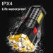 Mini lampe torche portable multifonction à cinq LED COB haute intensité pour extérieur, compatible avec les modèles transfrontaliers._voghion.com