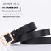 Cinturón de PU multicolor para hombre y mujer, sencillo, versátil, informal, con hebilla cuadrada, versión coreana, nuevo_voghion.com