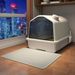 Cat Litter Box, Fully Enclosed, Odorless And Deodorizing, Extra Large Size For External Splashing In Cat Toilets, Cat Litter Box_voghion.com
