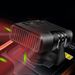 24V/200W 12V/120W Heater Portable Car Fans for Windshield Deing Defrosting With Coog & Heating Function_voghion.com