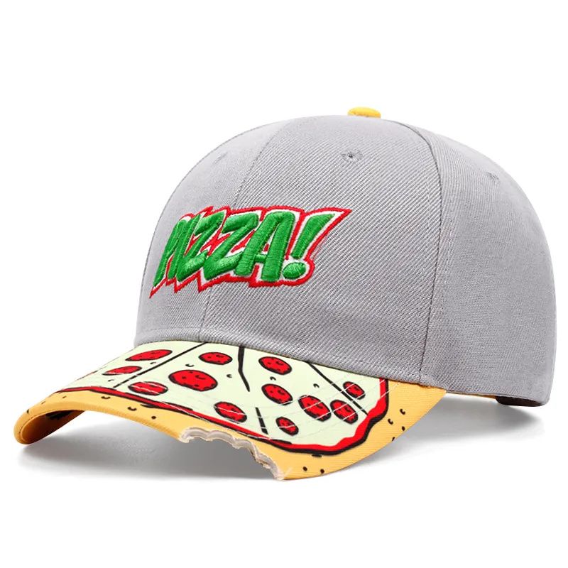 Spring Autumn New Baseball Caps Men Fashion Pizza Brim Design Trucker Snpaback Hats For Women Cotton Golf Cap Male_voghion.com