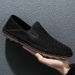 Unbeatable Quality Men's Summer Lightweight Breathable One Foot On The Net, Men's Soft Soles And Surface, Casual With Mesh Fabric, Lazy_voghion.com
