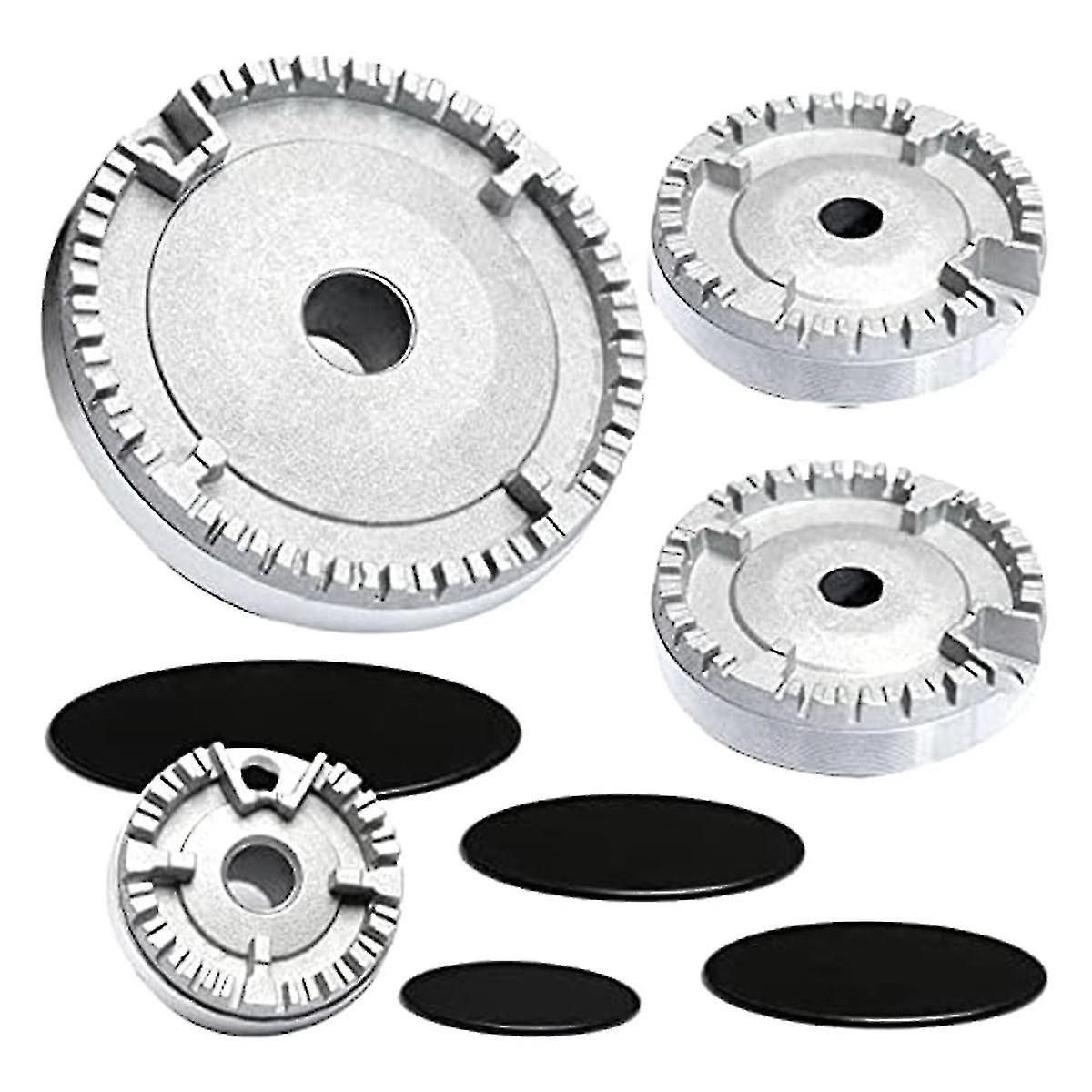 Universal brænderkrone flammehætte ovn komfur kogeplade gas til, flammebrænderhætte krone passer til alle størrelser mellem flad_voghion.com