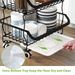 Kitchen Rack Storage Basket Holder Shelf 4/5/6 Tier Storage Cart Vegetable Fruit_voghion.com
