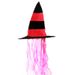 Articoli per feste in maschera Articoli per Halloween Accessori da bar Cappello da mago elegante con capelli Cappello da strega_voghion.com