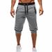 Unbeatable Quality Hot Men's Casual Sports Slim Fit Color Blocking Fitness Jogging Five Inch Shorts_voghion.com