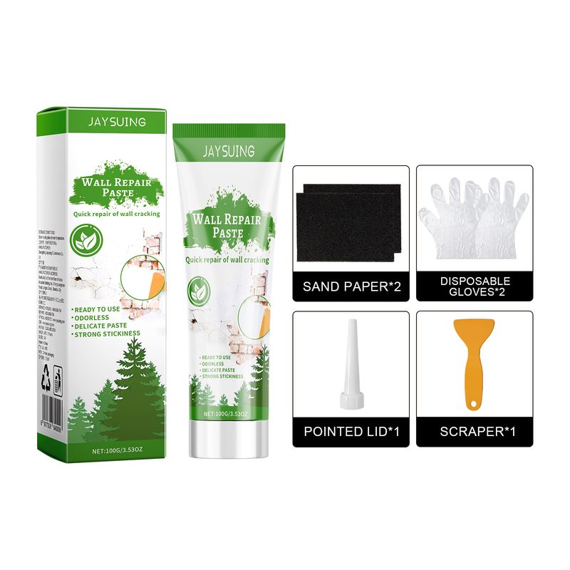 Wandreparaturpaste, Wandrenovierungspaste für den Haushalt, feuchtigkeits- und schimmelresistente Reparatur von Rissen_voghion.com
