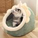 Deep Sleep Cat Bed Cartoon Pet Bed Foldable Removable Washable Pet Sleeping Bed For Small Dog Mat Bag Cave Cats Bed_voghion.com