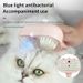 Kék fényű sterilizáló prés típusú kefe spray macska kutya kisállat repülésgátló hajfésű_voghion.com