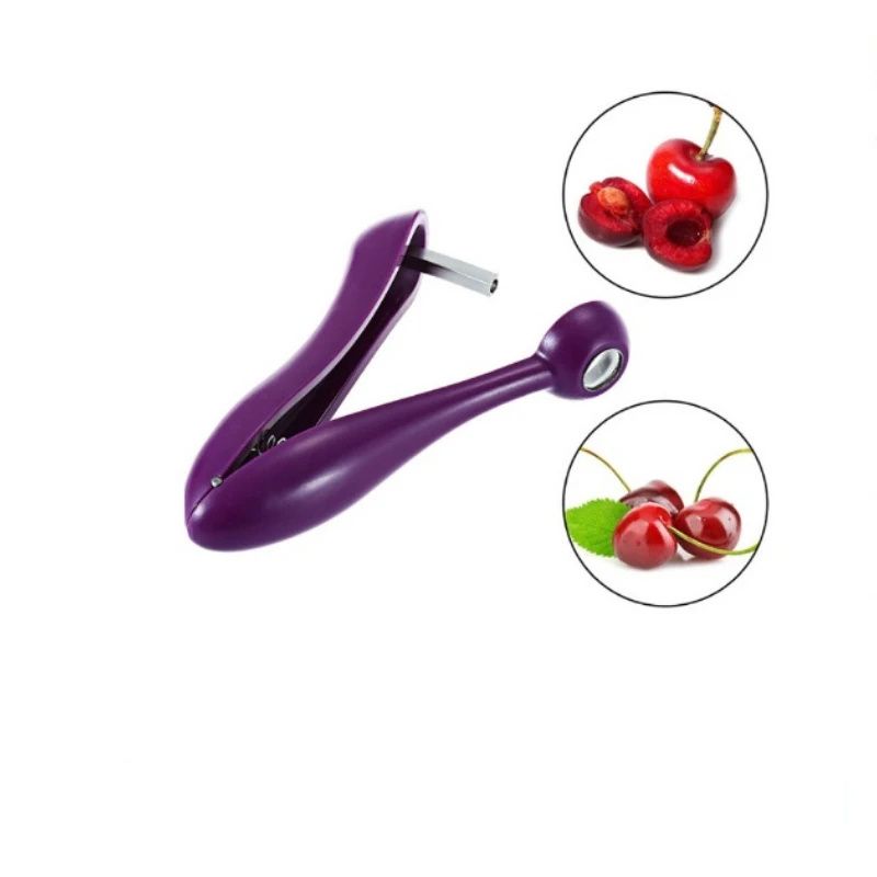 Cherry Fruit Kitchen Pitter Remover Olive Corer Remove Pit Tool Seed Gadge Fruit and Vegetable Tools Cherry Pitter_voghion.com