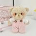Sød og velopdragen bjørnevedhæng tegneserie ostbjørn nøglering Plys dukke pige taske vedhæng_voghion.com