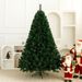 Premium PVC Christmas Tree With Auto-Shaping Branches – 120cm To 300cm Flocked Holiday Tree With Optional LED Lights_voghion.com