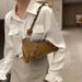 Manufacturers Wholesale 2023 New Underarm Women's Bag Solid Color Fashion texture shoulder bag niche design portable Messenger bag_voghion.com