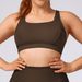 Obesity Plus Size Yoga Suit For Women's Quick Drying Pilates Running Tight Fitness Set 8047_voghion.com