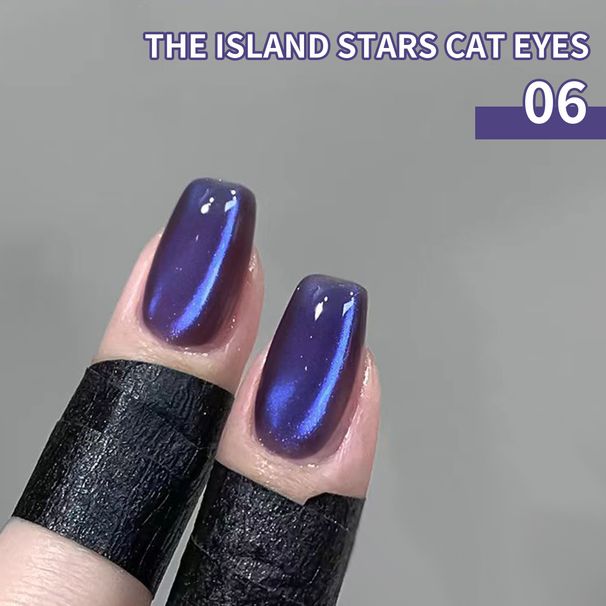 Cola para unhas, esmalte olho de gato, 2024, novo esmalte olho de gato multicolorido popular para salões de beleza_voghion.com