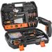 Tool Kit 96 Piece Household Hand Tool Set Cordless Screwdriver Tool Case_voghion.com