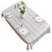 French Striped Linen Tablecloth – Slip-Resistant Rectangular Cotton Table Cover For Dining & Coffee Tables (Grey Geometric Pattern)_voghion.com