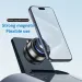 Car Phone Holder Electric Vacuum Suction Cup Telescopic Strong Magnetic Adsorption Bracket For Gym Kitchen Stand Compatible With IPhone_voghion.com
